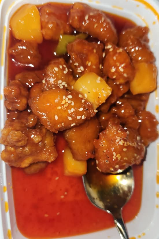 Pineapple Sweet-and-Sour Boneless Pork (菠蘿咕咾肉)